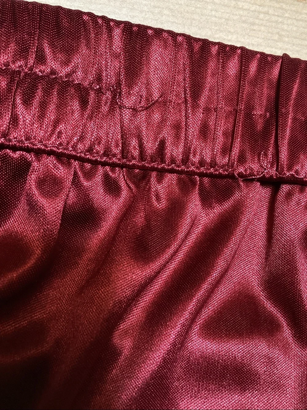Disney Pirates of the Caribbean Jack Sparrow Men's Burgundy Satin Boxer Shorts